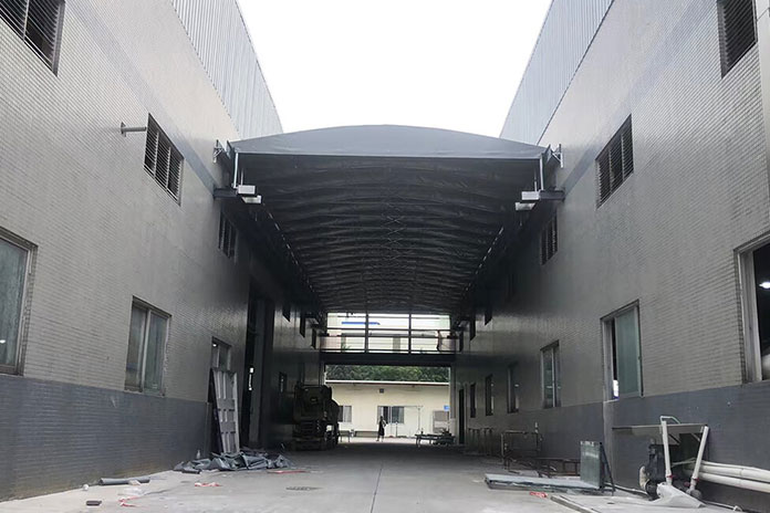 德尚衛浴電動伸縮雨棚